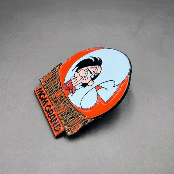 Vtg 90s Tumbleweeds MGM Grand Casino Pinback from Defunct Adventure Theme Park - Picture 2 of 5